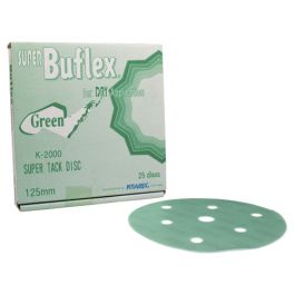 KOVAX BUFLEX DRY SANDPAPER 2000 GRIT 125MM 25 PACK