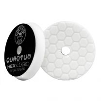 ChemicalGuys.eu BUFX_114_HEX5 5,5" HEX-LOGIC QUANTUM BUFFING PAD WHITE