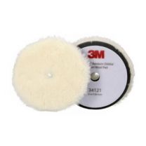 carcare24.eu 34121 3m wool polishing pad medium 130mm 2 pieces
