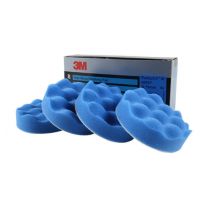 carcare24.eu 50457 3m ultrafina waffle pad blue 75mm 4st