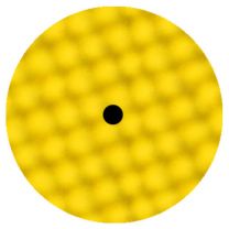 carcare24.eu 9.wf180m rupes rotary waffle foam pad 150mm medium yellow 150 170mm