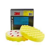 carcare24.eu 50488 3M PERFECT_IT III HIGH GLOSS WAFFLE PAD YELLOW 150mm 2st