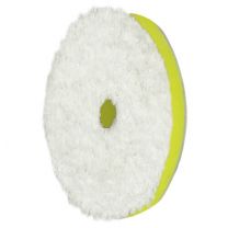 CarCare24.eu D_ACC_FIB_001_130 d con fiber pro pad microfiber polishing pad yellow fine 130mm