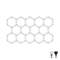 carcare24.eu d_acc_hl_002 d con hexagon hexagrid honeycomb led light 14 way set