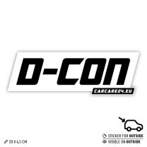 carcare24.eu D_MER_008 d con window sticker outside 20cm