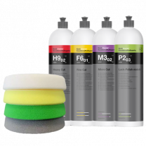 carcare24.eu koch chemie polishes 1l and d con delta pro pads 125mm kit