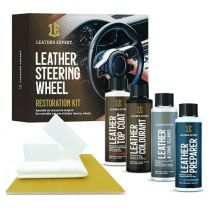 CarCare24.eu LELSTEERWKBLACK leather expert black steering wheel restoration kit