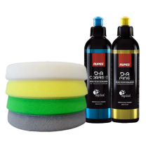 CarCare24.eu hol-ru-250-dc-150 rupes polishes 250ml and d con delta pro pads 150mm kit