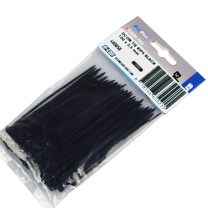 D CON PRO PLUS TIE RIPS CABLE TIES BLACK 100X2,5MM 100 PCS