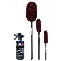 CARCARE24.EU DECON V4 473ML WHEELCLEANER AND WHEEL WOOLIES KIT 4 ITEMS