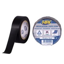 HPX PVC INSULATION TAPE 5200 BLACK 19MM X 10M