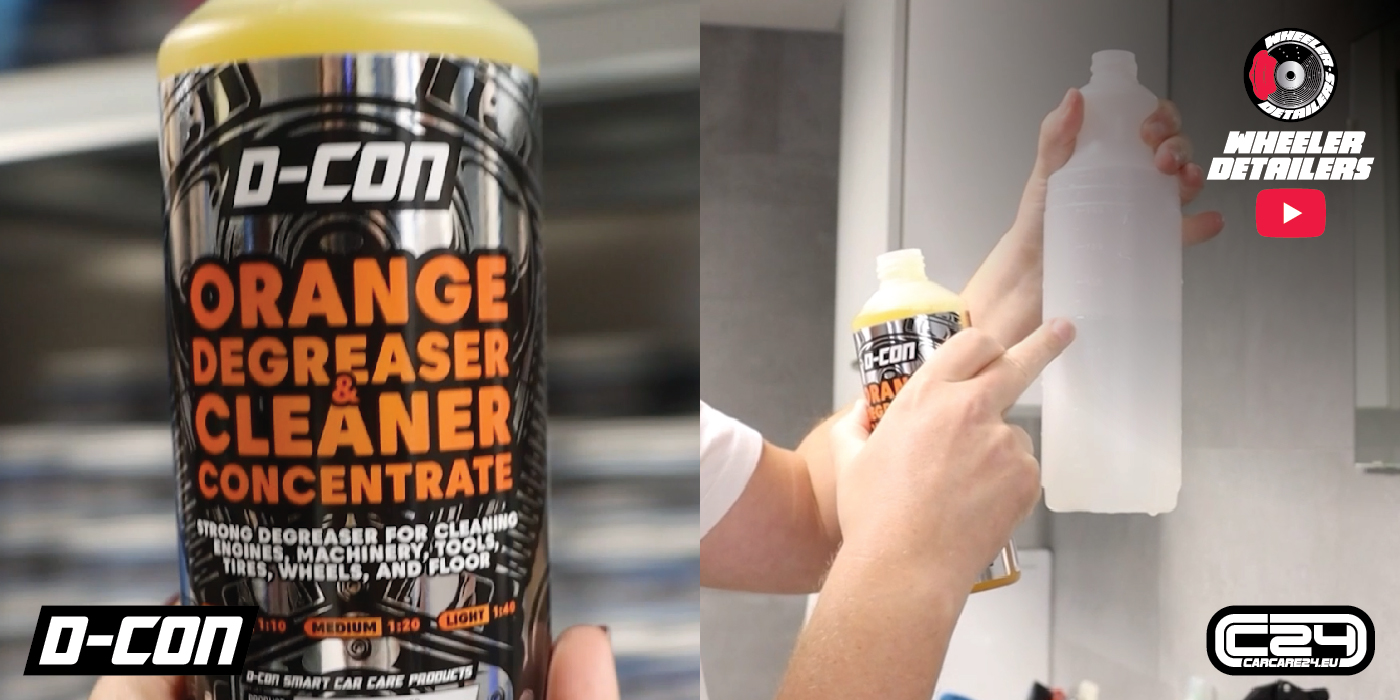 D CON ORANGE DEGREASER CLEANER CONCENTRATE 500ML