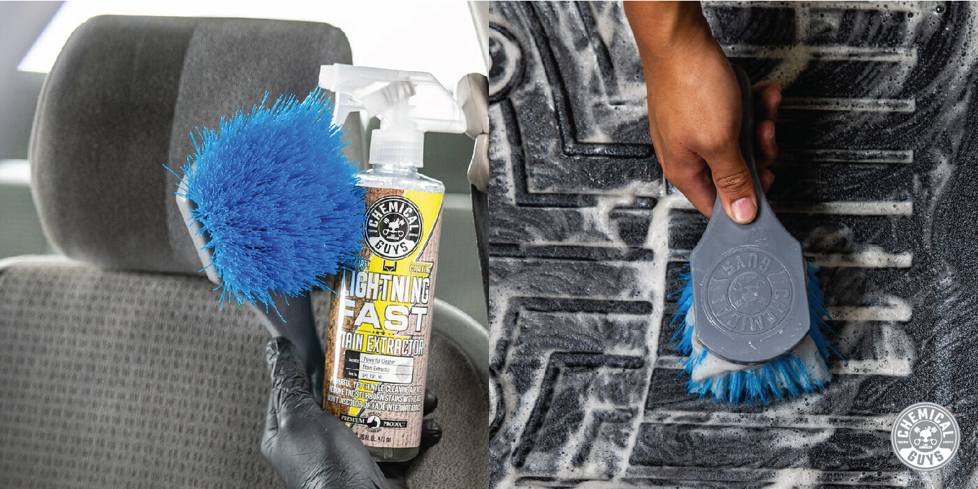 Chemical Guys Nice & Stiff Heavy-Duty Carpet and Interior Brushes