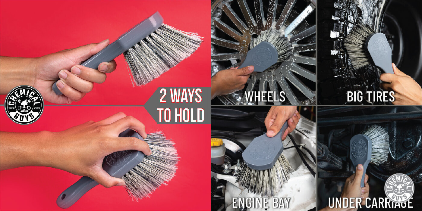 Chemical Guys Wheel Works Wheel Brush